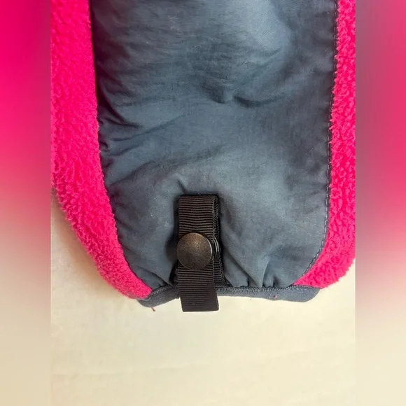 THE NORTH FACE Denali Polartec Pink BlackFleece Full Zip‎ Coat Jacket Small - Picture 12 of 16